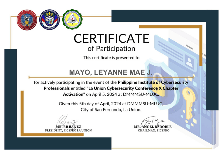 La Union Cybersecurity Conference X Chapter