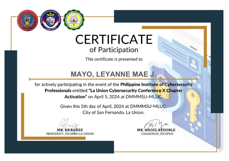 La Union Cybersecurity Conference X Chapter