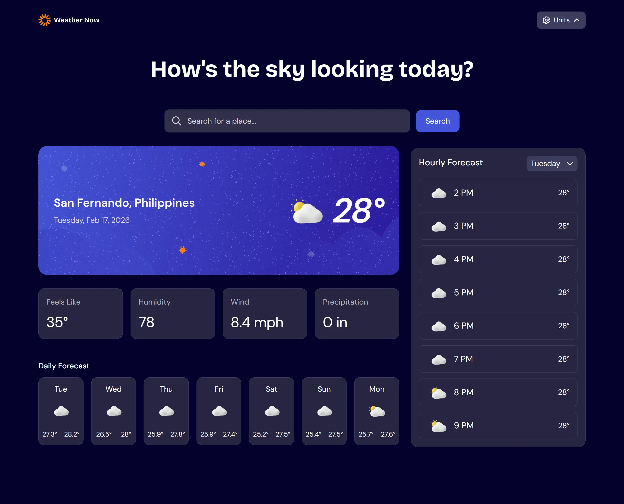 Weather Forecast